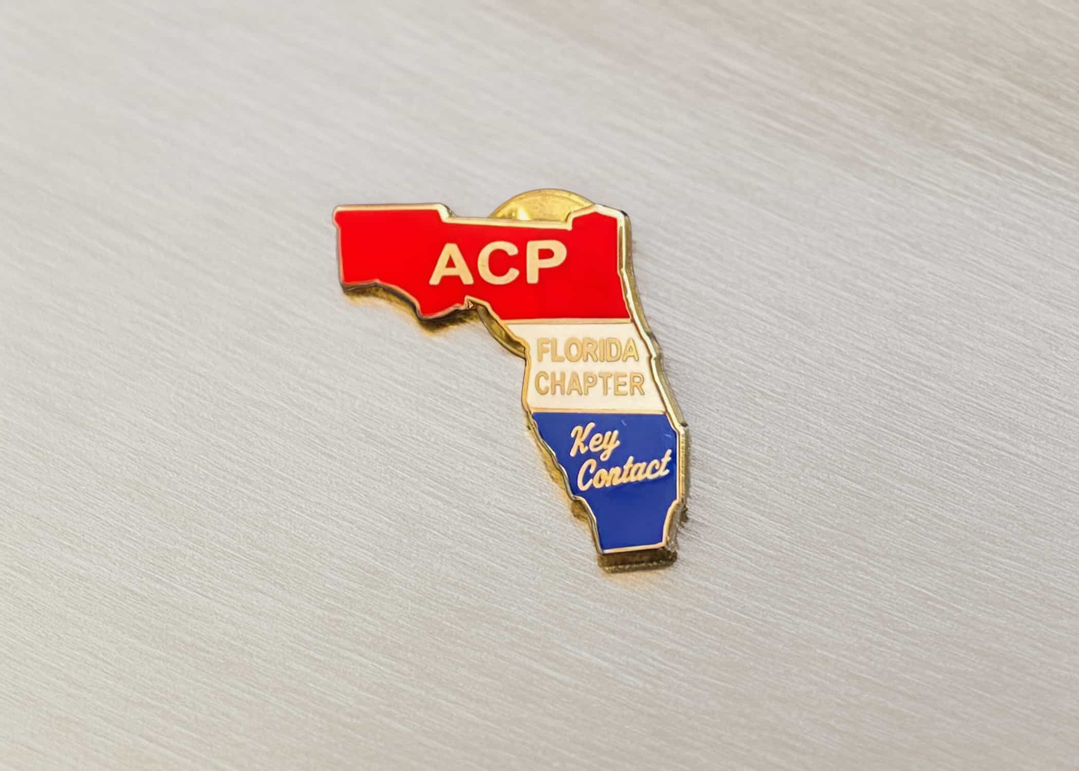 ACP Florida Chapter commemorative pin